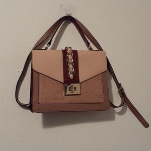 APT 9 Pink Chain handle Pink Satchel  Purse